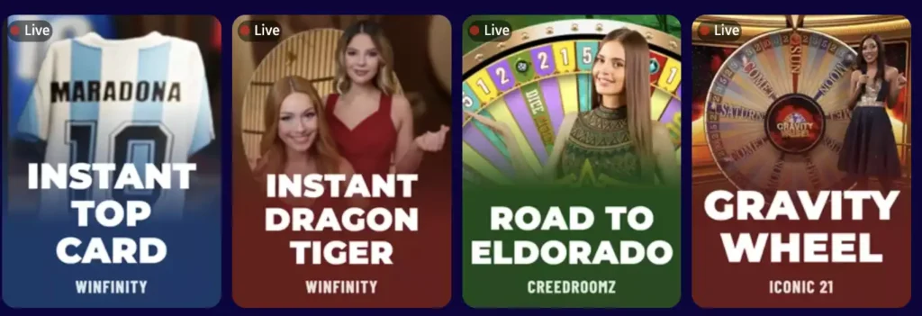 Live Game Shows Available at Hyperlucky